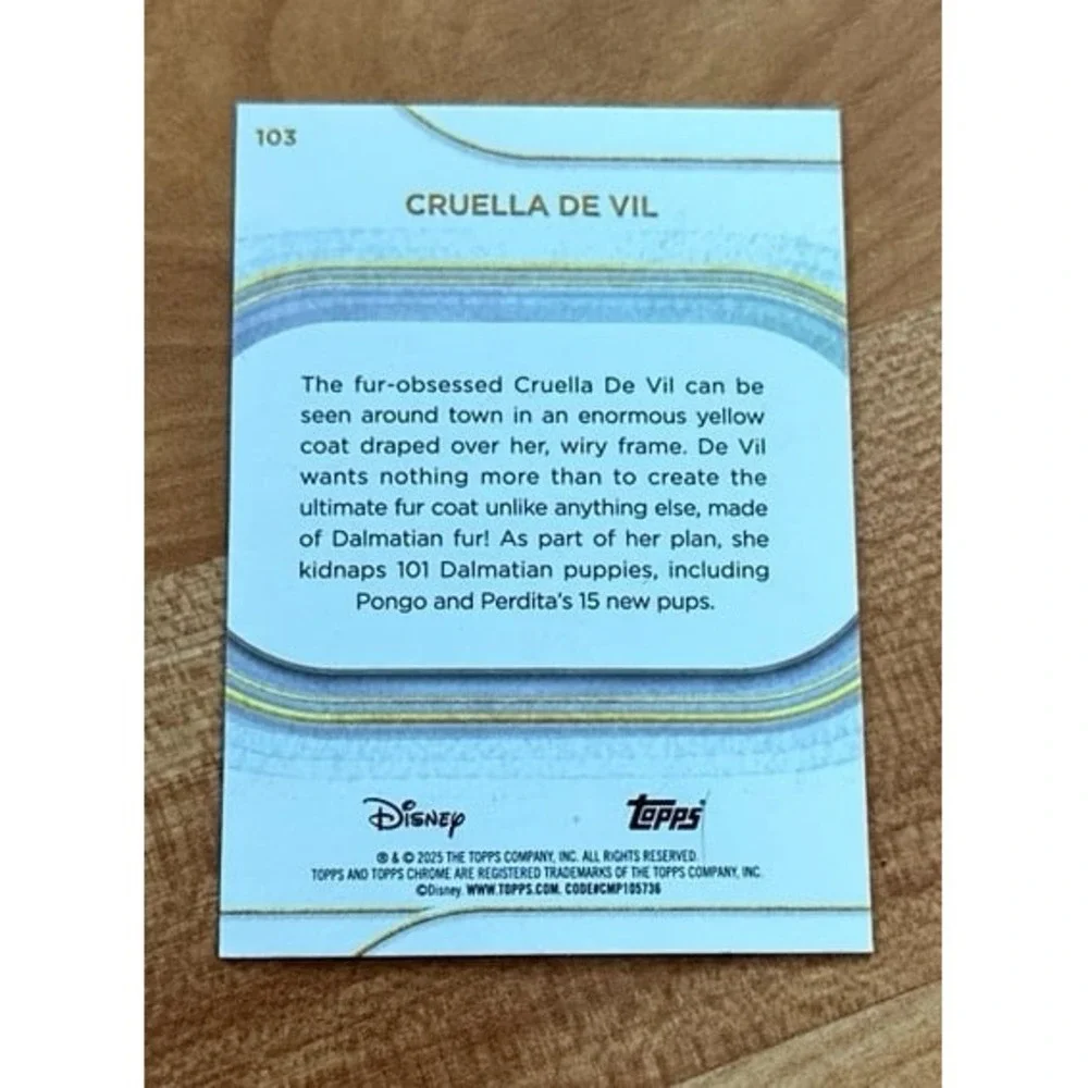 Disney 2025 topps